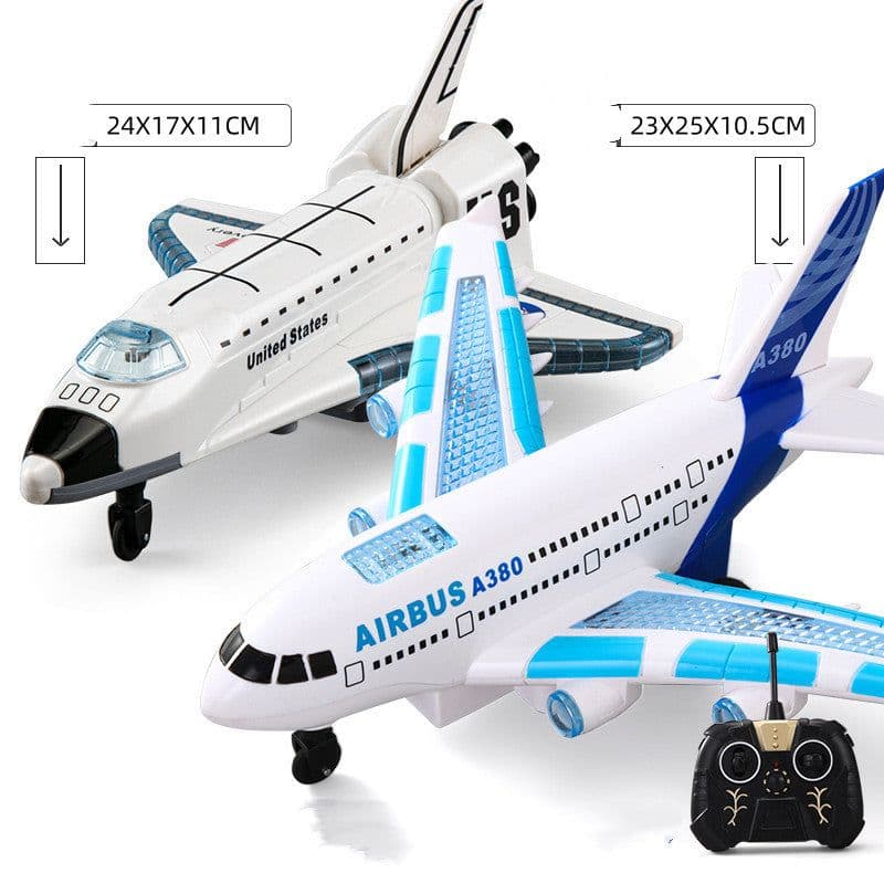 image-Remote Control Airplane Toy Model Electric Airliner Baby Anti-collision And Fall-proof Children's Airplane Toys