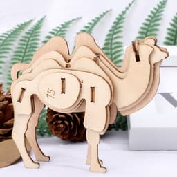 image-Children's DIY Wooden Toys, Wooden Toy Models, Three-dimensional Puzzles, Assembling Insect Models