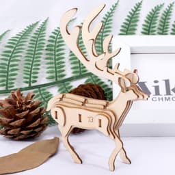 image-Children's DIY Wooden Toys, Wooden Toy Models, Three-dimensional Puzzles, Assembling Insect Models