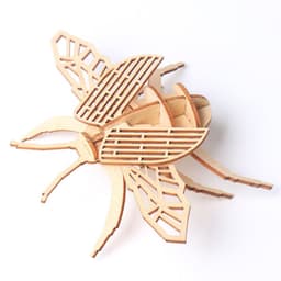 image-Children's DIY Wooden Toys, Wooden Toy Models, Three-dimensional Puzzles, Assembling Insect Models