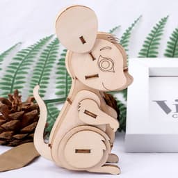 image-Children's DIY Wooden Toys, Wooden Toy Models, Three-dimensional Puzzles, Assembling Insect Models