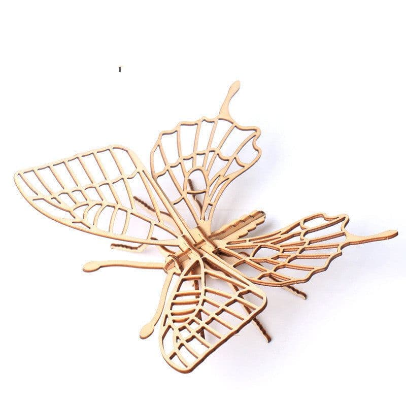 image-Children's DIY Wooden Toys, Wooden Toy Models, Three-dimensional Puzzles, Assembling Insect Models