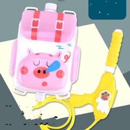 image-Cute Cartoon Backpack Water Guns Toy Water Blaster Toys Sprayer For Children Summer Outdoor Easy To Hold Large Capacity Shooter
