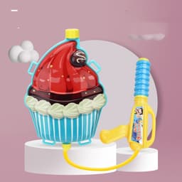 image-Cute Cartoon Backpack Water Guns Toy Water Blaster Toys Sprayer For Children Summer Outdoor Easy To Hold Large Capacity Shooter