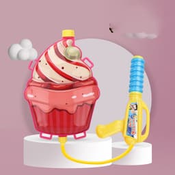 image-Cute Cartoon Backpack Water Guns Toy Water Blaster Toys Sprayer For Children Summer Outdoor Easy To Hold Large Capacity Shooter