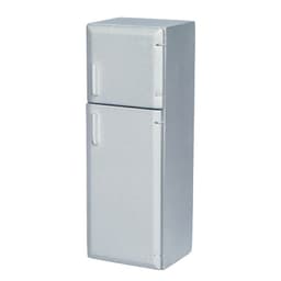 image-Mini Furniture Model Micro Scene Kitchen Wooden Distressed Refrigerator Double Door