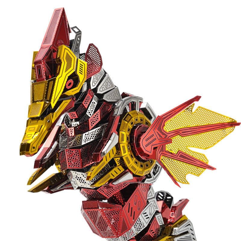 image-Dragon Sense Microworld Sea Horseman DIY Creative Gift Toy Metal Puzzle Toy