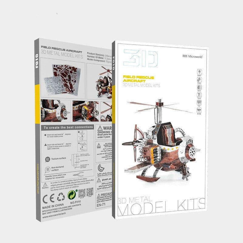 image-Battlefield Rescue Creative Gift Toy Metal Puzzle Toy