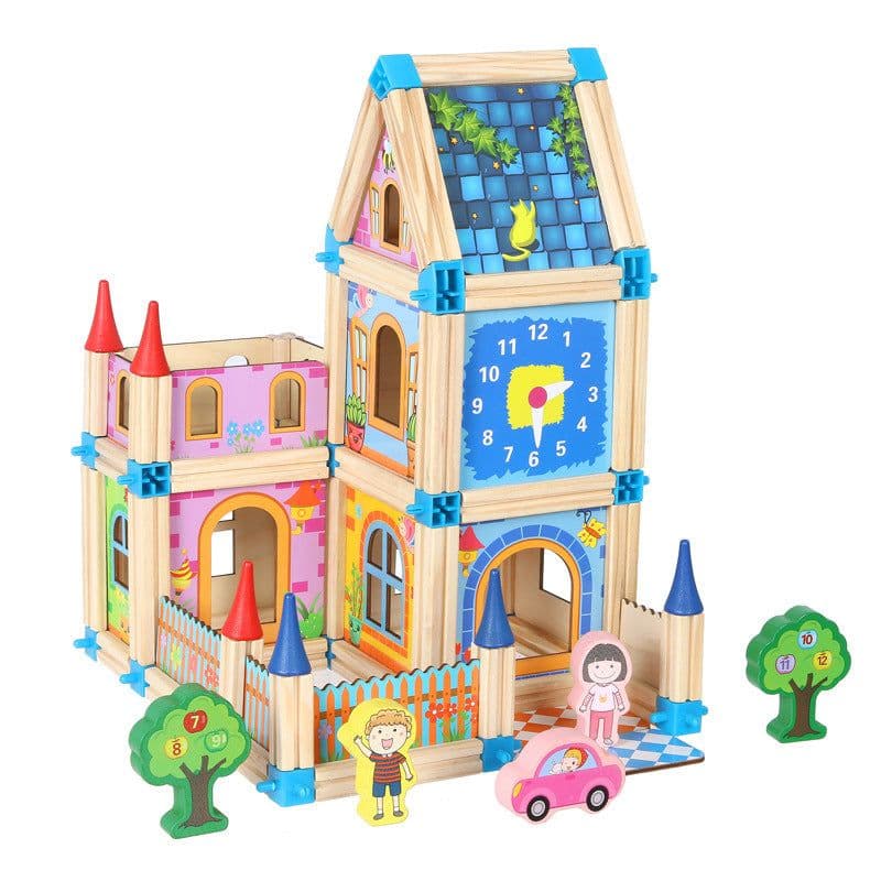 image-Variety Of Creativity To Build A Building Block Castle