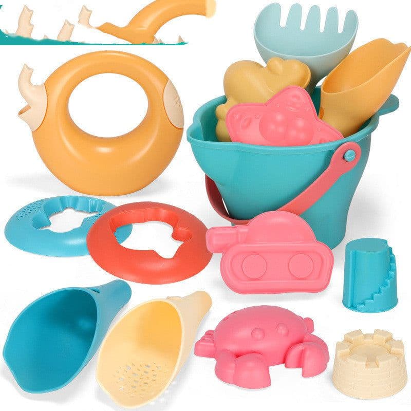 image-Soft Rubber Beach Toys, Playing With Water And Sand At The Beach, Summer Is Hot