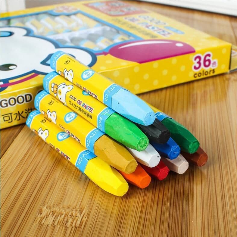 image-Childrens Oil Pastel 12 Colors 36 Colors Learning Drawing Crayons Oil Pastel Set