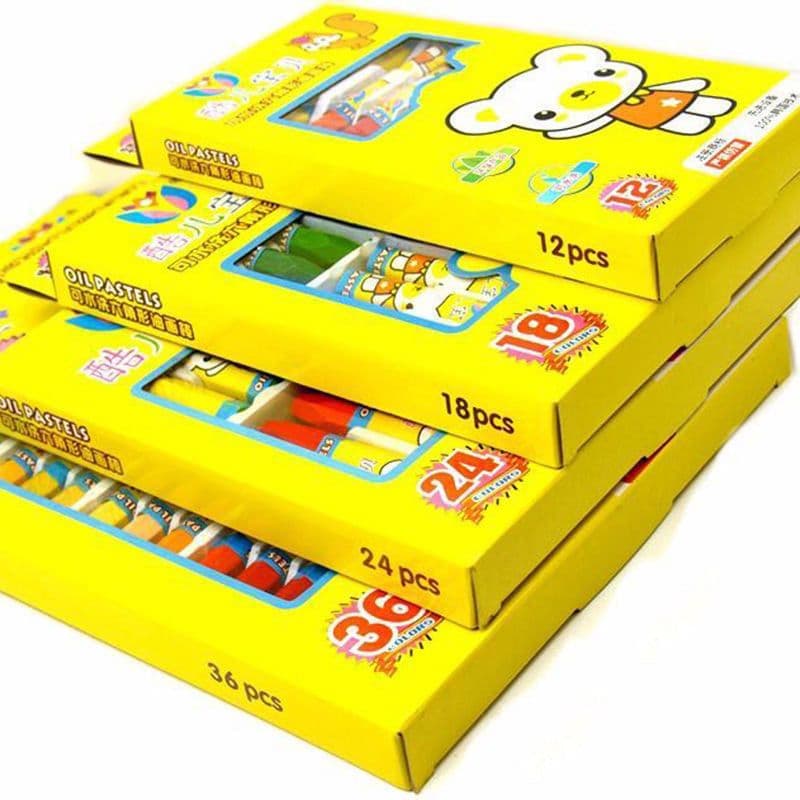 image-Childrens Oil Pastel 12 Colors 36 Colors Learning Drawing Crayons Oil Pastel Set