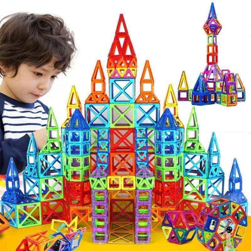 image-Magnetic Building Blocks DIY Magnets Toys For Kids Designer Construction Set Gifts For Children Toys