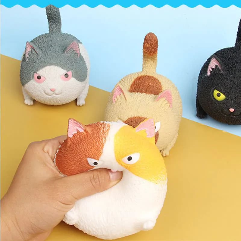 image-Spot Decompression Toy Angry Cat Simulation Cute Daze Decompression Cat