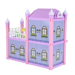 image-Children's Villa House Building Blocks Assembled House Children's Toys Play House Gorgeous Villa Princess House