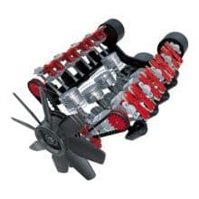 image-Junior High School Students Physics Experiment Engine V8 Engine Model