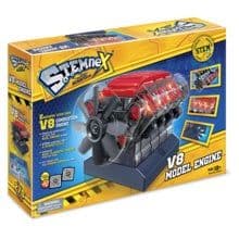 image-Junior High School Students Physics Experiment Engine V8 Engine Model
