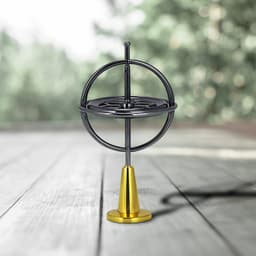 image-Creative Scientific Learning Metal Finger Gyroscope Gyro Top Pressure Relieve Classic Toy Educational Toy For Children