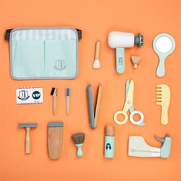 image-Makeup Tools Wooden Baby Toys