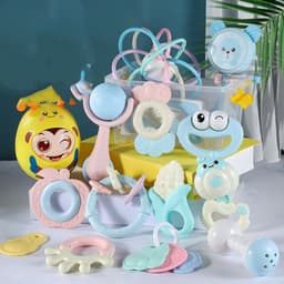image-Handbell, Teething Stick, Music, Rattle, Tumbler
