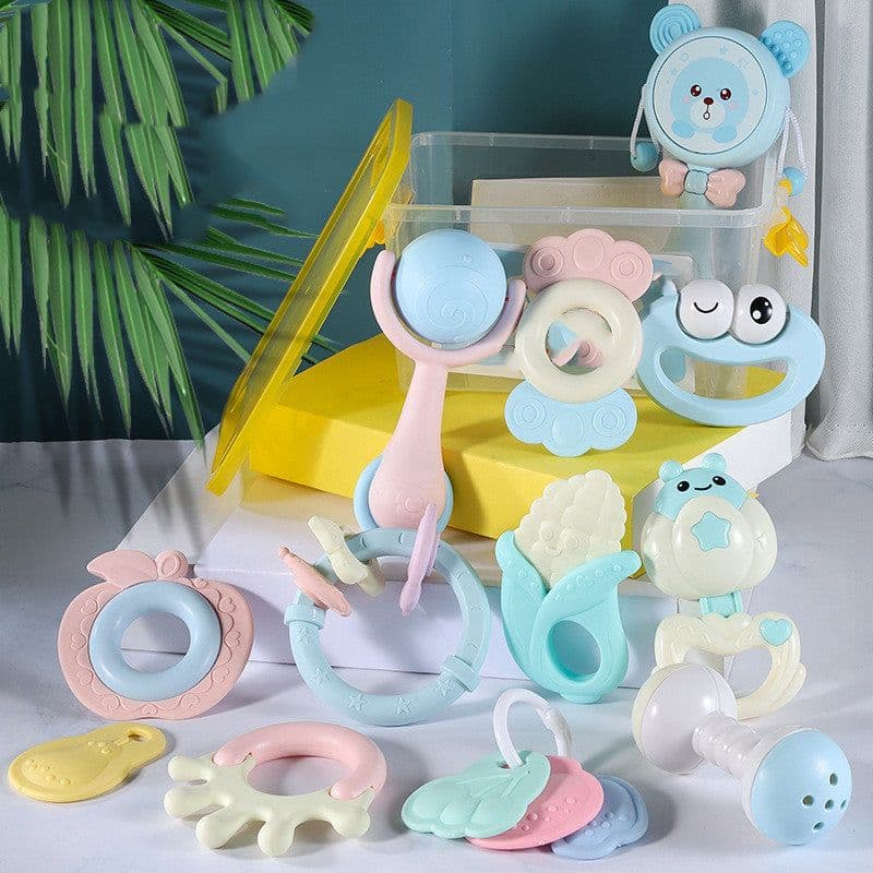 image-Handbell, Teething Stick, Music, Rattle, Tumbler