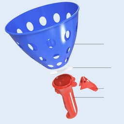 image-Children's Toy Catapult Ball Outdoor Parent-child Double Fun Butt Bouncy Ball Plastic Big Catapult Ball