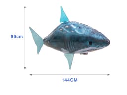image-Remote Control Shark Toys Air Swimming Fish Infrared RC Air Balloons Inflatable RC Flying Air Plane Kids Toys