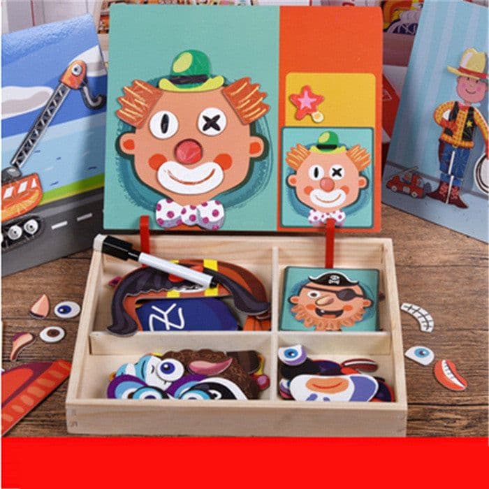 image-Recommend Children's Early Education Puzzle Magnet Book Intellectual Toys