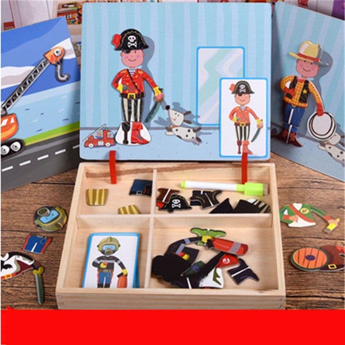 image-Recommend Children's Early Education Puzzle Magnet Book Intellectual Toys