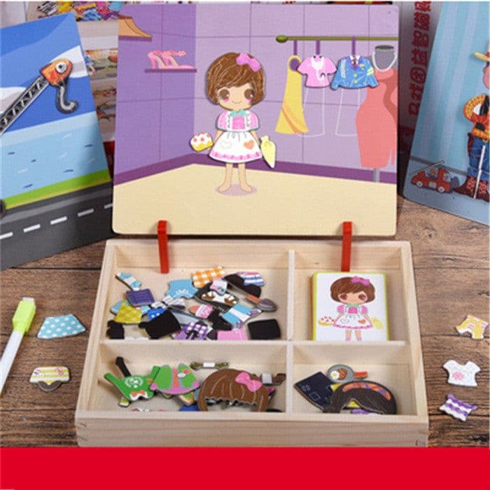 image-Recommend Children's Early Education Puzzle Magnet Book Intellectual Toys
