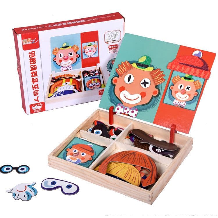 image-Recommend Children's Early Education Puzzle Magnet Book Intellectual Toys