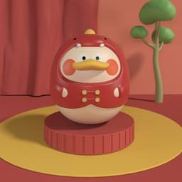 image-Bell Tumbler With Built-in Rattles For Babies Educational Toy