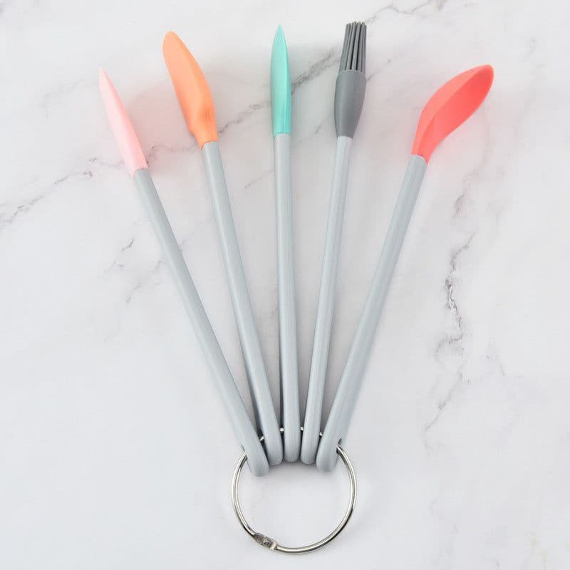 image-Tool Color 5-piece Spatula Silicone Spatula