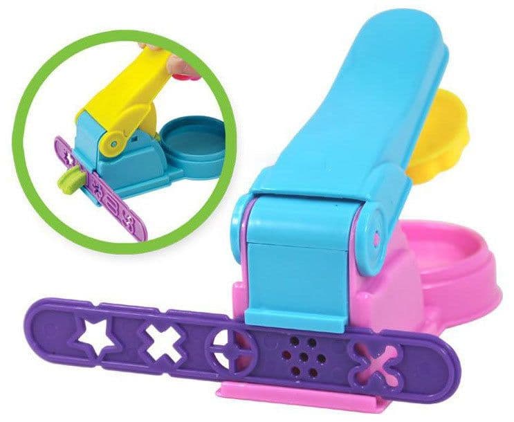 image-7-piece Set Of 3D Color Clay Clay Tool Plasticine Noodle Machine