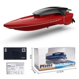 image-Remote Control Boat With Light Sailing Model Water Toys For Children