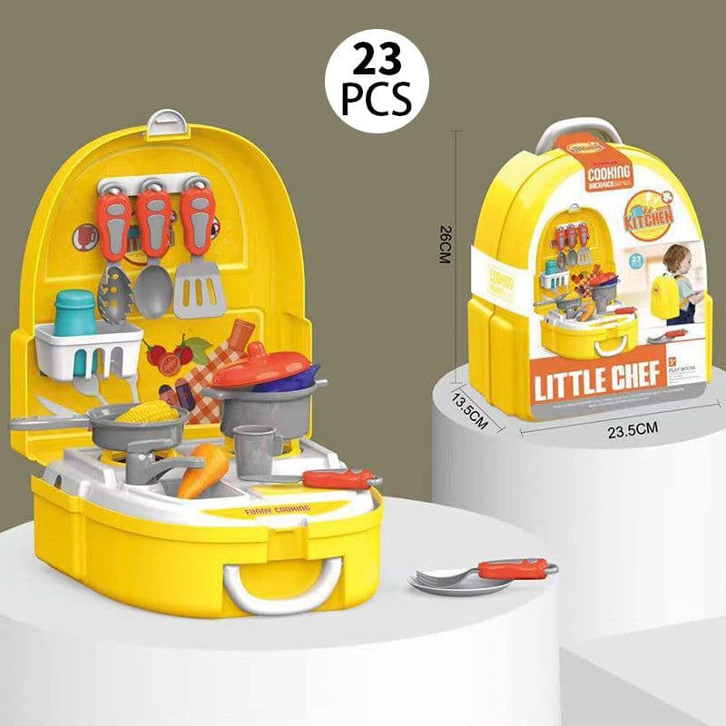 image-Children's Play House Kitchen Tableware Table Medical Utensils Makeup Fruits And Vegetables