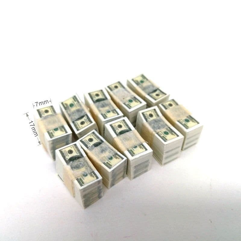 image-Pocket Dollar Bill Doll House Restaurant Food And Play