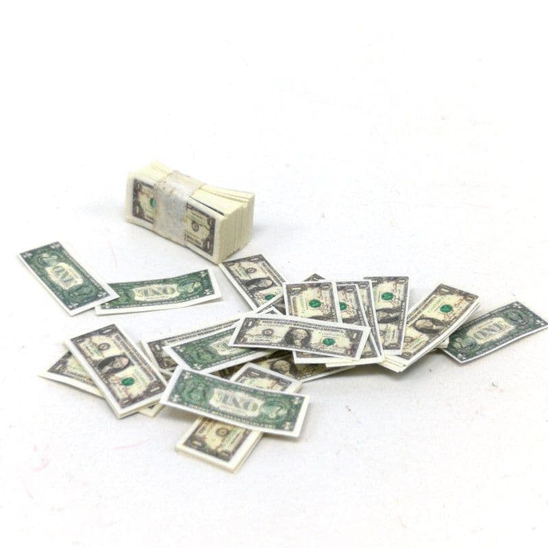 image-Pocket Dollar Bill Doll House Restaurant Food And Play