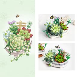 image-Girls Gifts Home Furnishings Assembling Bouquet Toys