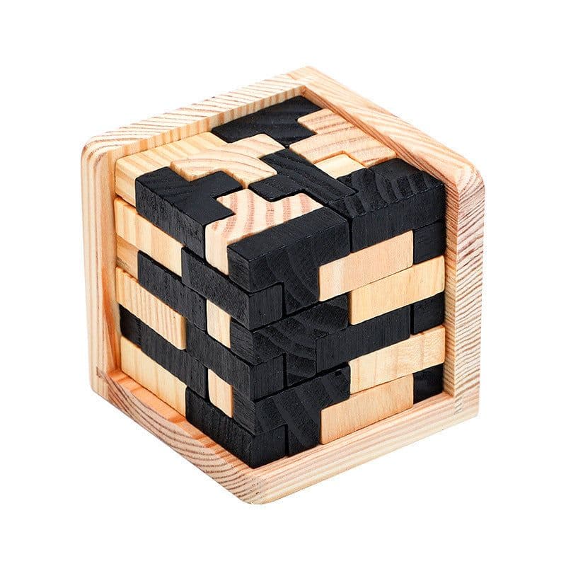image-Hot Selling Wooden Puzzle Kongming Lock Luban Lock Toys