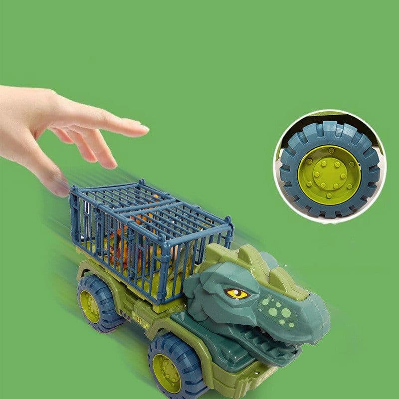 image-Children's Toy Car Dinosaur Engineering Vehicle Digging Transport Truck
