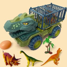 image-Children's Toy Car Dinosaur Engineering Vehicle Digging Transport Truck