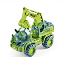 image-Children's Toy Car Dinosaur Engineering Vehicle Digging Transport Truck