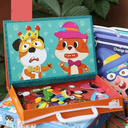 image-Wooden Magnetic Jigsaw Puzzles For Childrens Early Education And Intellectual Development