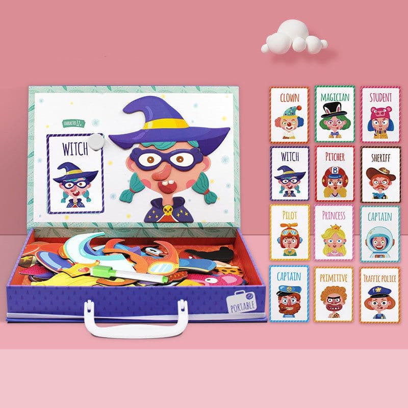 image-Wooden Magnetic Jigsaw Puzzles For Childrens Early Education And Intellectual Development