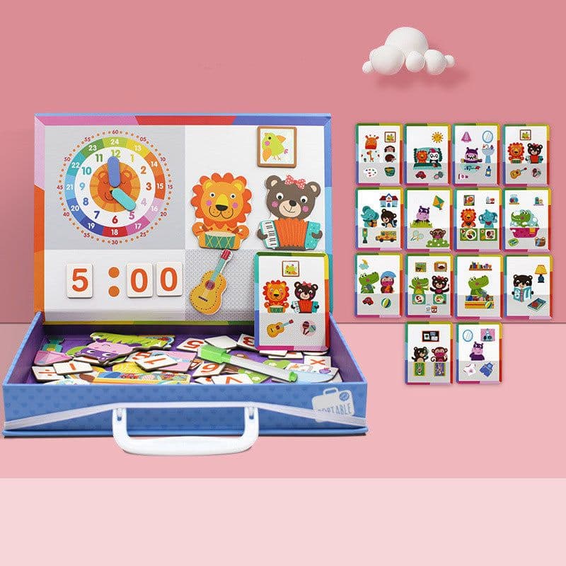 image-Wooden Magnetic Jigsaw Puzzles For Childrens Early Education And Intellectual Development