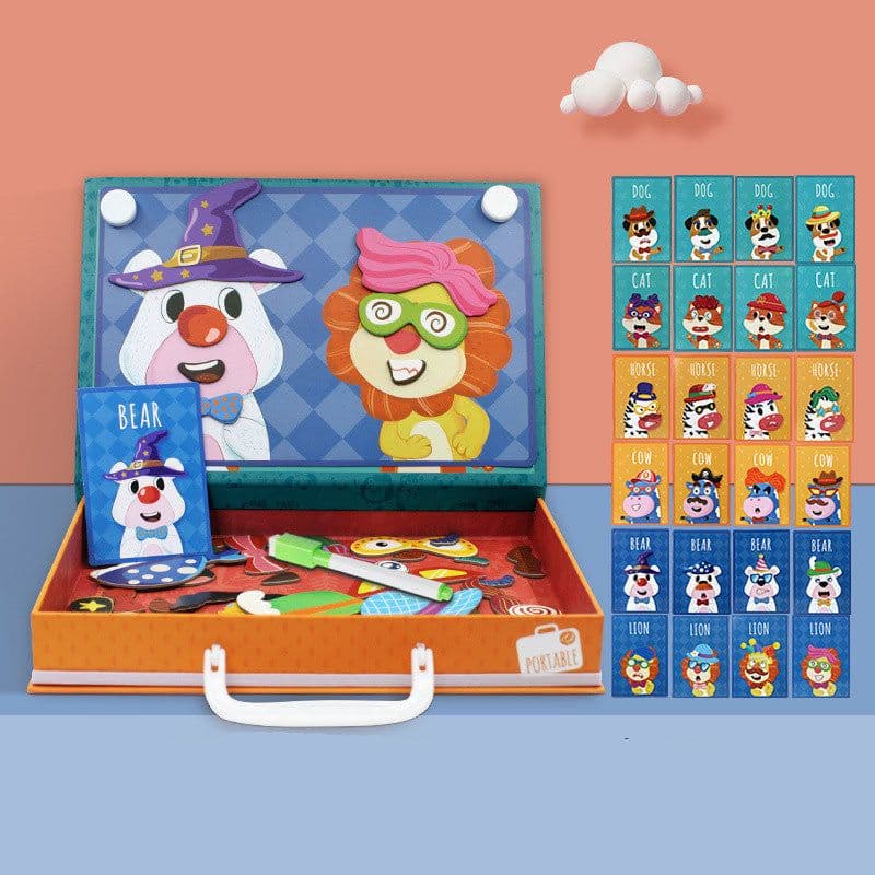 image-Wooden Magnetic Jigsaw Puzzles For Childrens Early Education And Intellectual Development