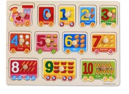 image-Early Childhood Education Puzzle Animal Alphabet Cognition Wooden Toys