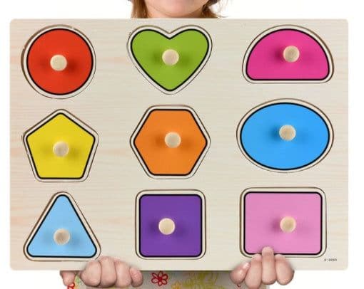 image-Early Childhood Education Puzzle Animal Alphabet Cognition Wooden Toys