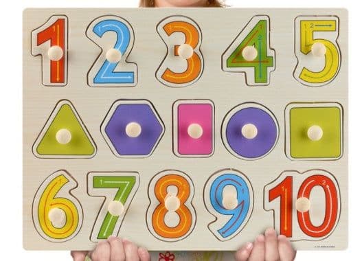 image-Early Childhood Education Puzzle Animal Alphabet Cognition Wooden Toys